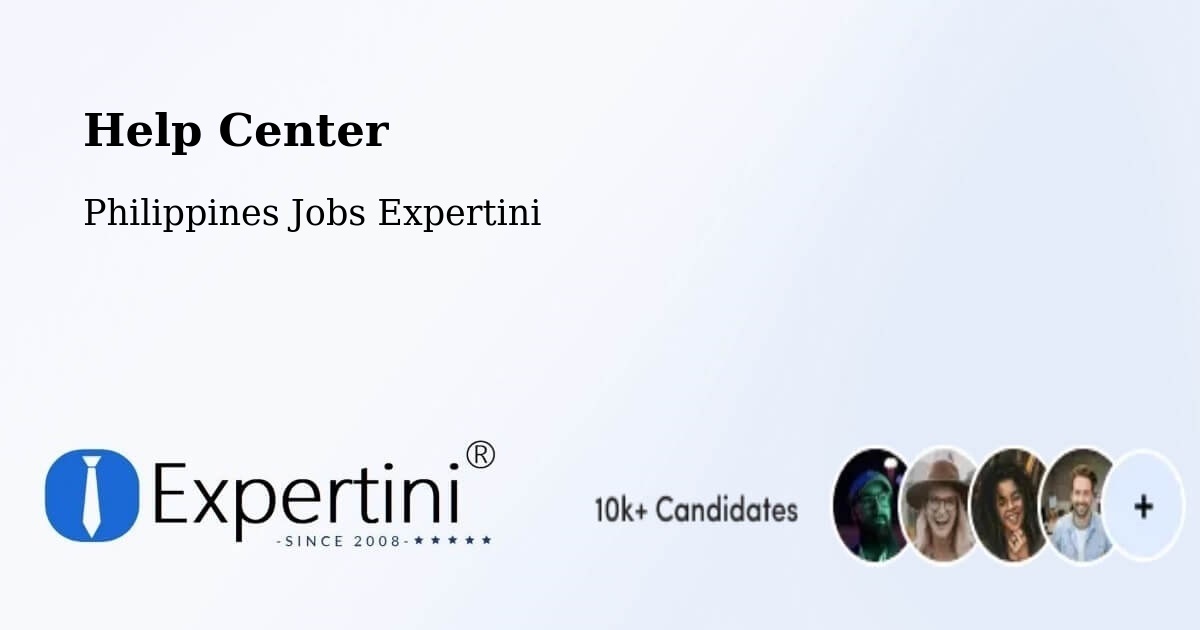 Help Center – Dimasalang - Philippines Jobs Expertini
